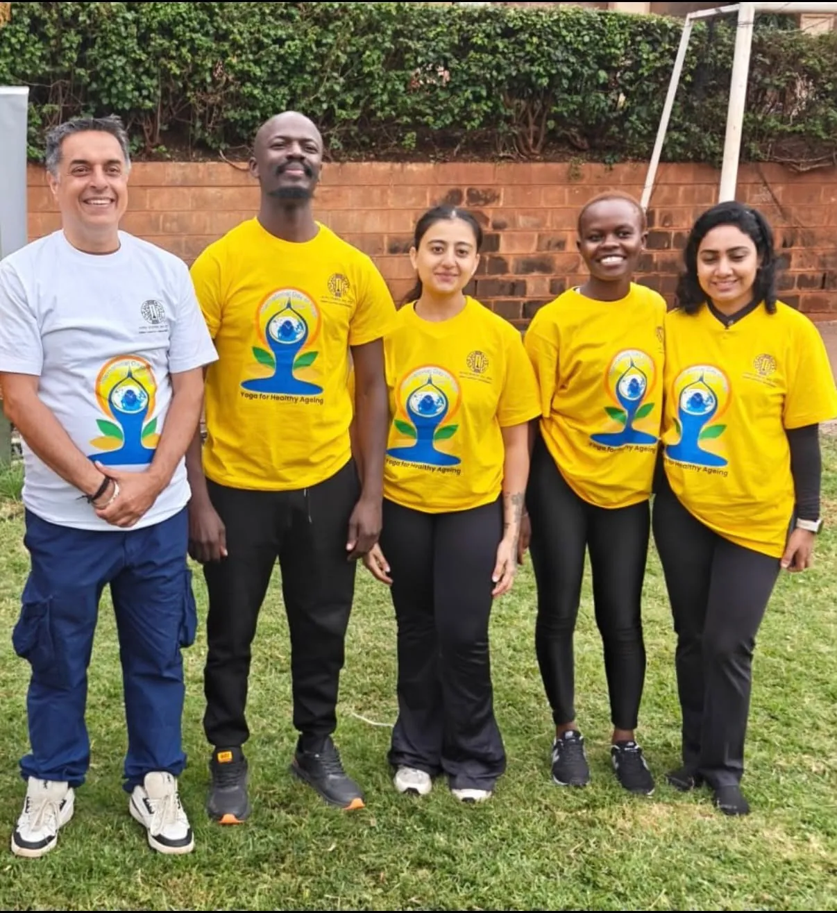 Pathak's Vitality team at the International Day of Yoga